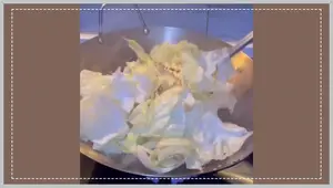 Authentic Thai Stir-Fried Cabbage with Dried Shrimp