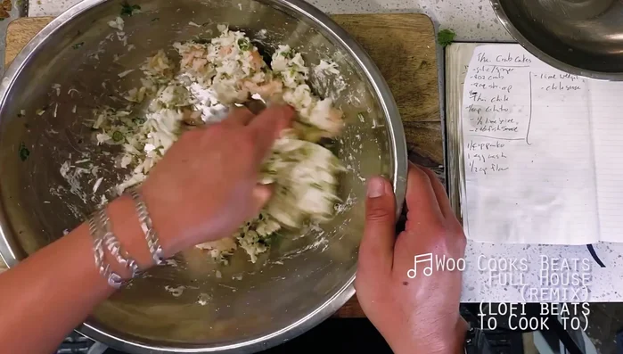 Shape the mixture into small balls, roughly the size of a racquetball.