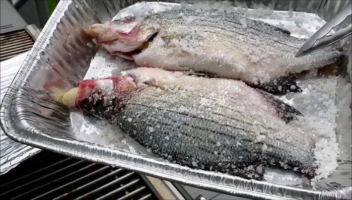 Grill the fish on low heat for 14-15 minutes per side.