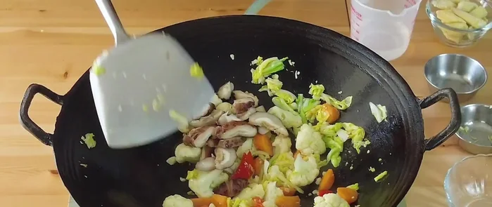Add Group 2 vegetables.