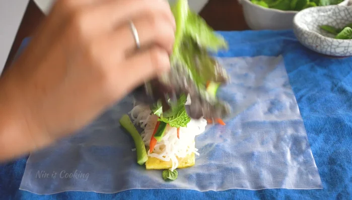 Roll tightly and place on a plate.