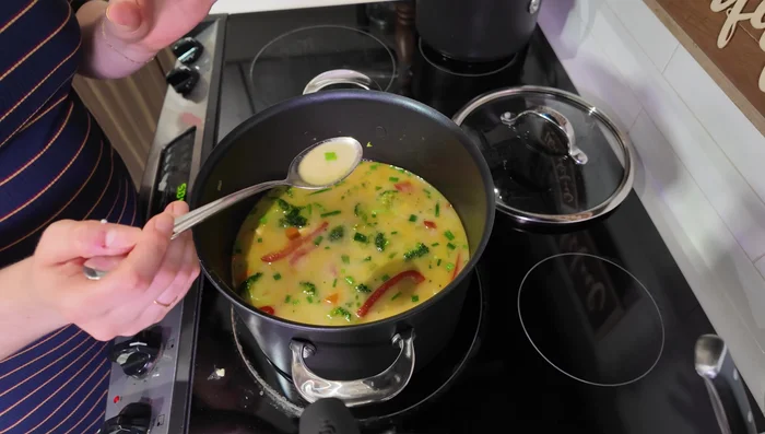 Taste and adjust seasoning with soy sauce or salt as needed.