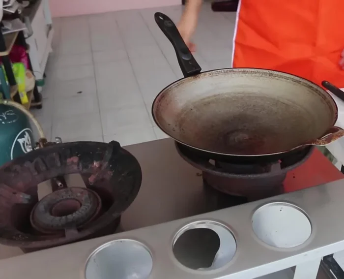 Deep fry the eggs until set. Do not flip; spoon hot oil over the top.