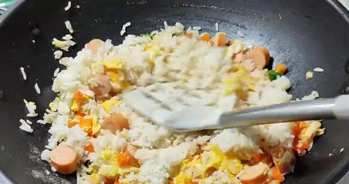 Stir-fry over medium-high heat until well combined.