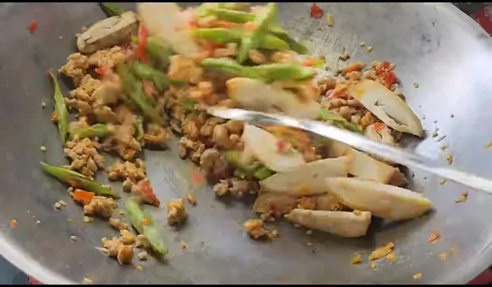 Add plenty of plain water to prevent sticking.