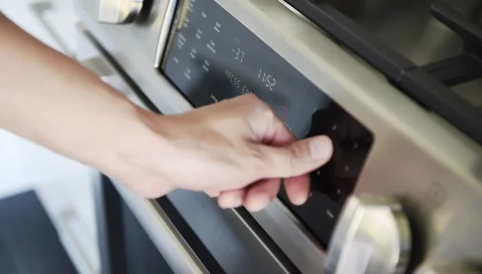 Preheat your oven to 375°F (39.66). Press extra-firm tofu with a paper towel and slice it (42.99).