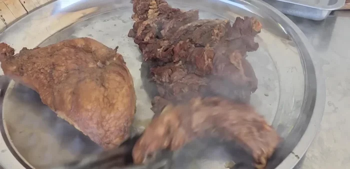 Add baking soda to tenderize the meat.