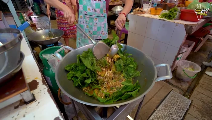Stir in leaves and season with more salt and Ajinomoto if necessary. (115.84)