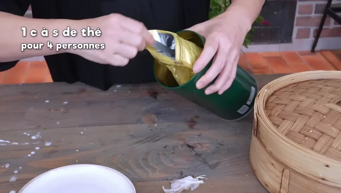 Prepare tea: Steep tea leaves in boiling water.