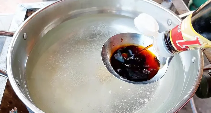 Add 3 tablespoons of light soy sauce.