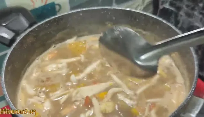 Season with fish sauce and sugar to taste.