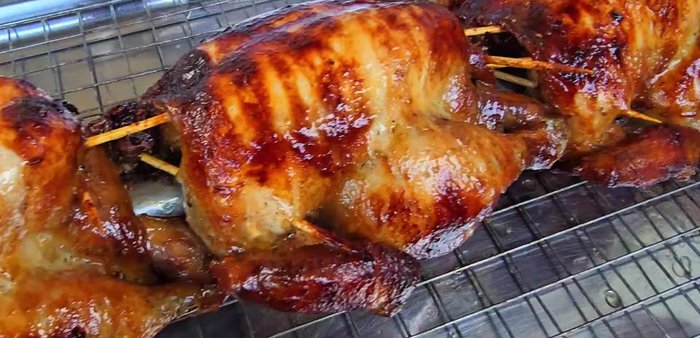 Continue cooking until the chicken reaches the desired color and internal temperature.