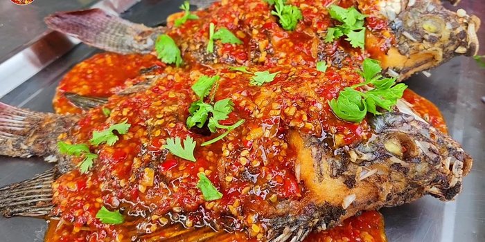 Garnish with coriander and chili strips (optional).