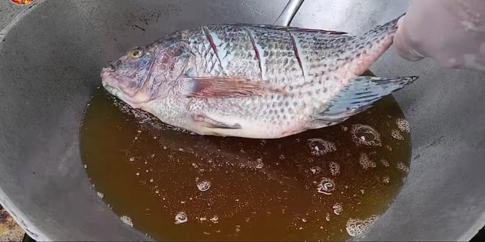 Fry the tilapia: Use medium to high heat; fry for about 5 minutes per side, or until golden brown and crispy.