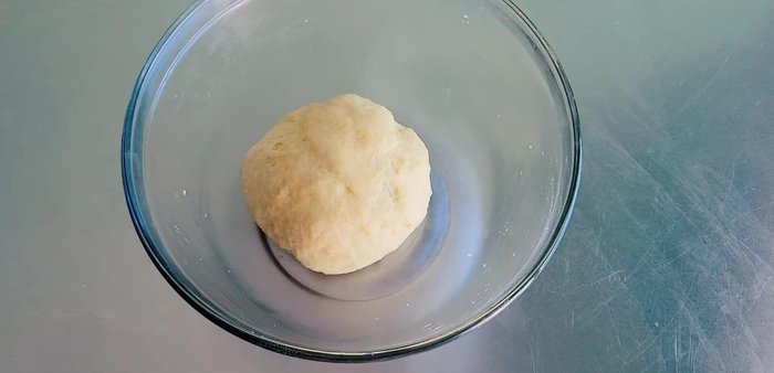 Rest the dough: Place the dough in a container, cover, and let it rest for 1 hour.