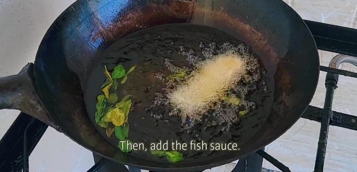 Add catfish pieces to the hot oil, one at a time. Do not overcrowd the pan.