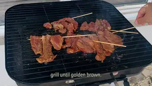 Delicious Marinated Pork Skewers: Grill or Fry!