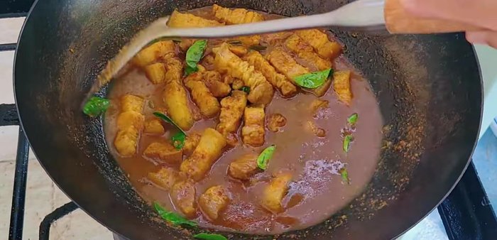 Simmer until the sauce thickens.