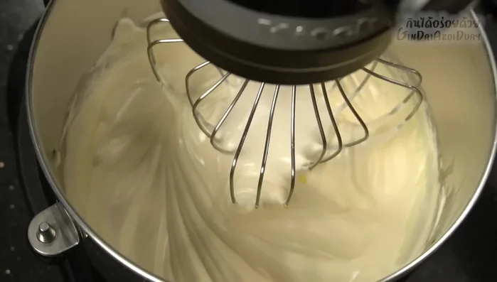 Scrape down the bowl to ensure all ingredients are well mixed.