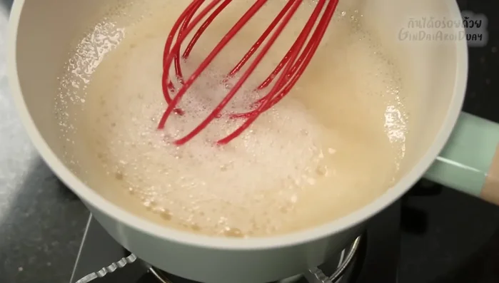 Let the mixture cool completely until thickened.