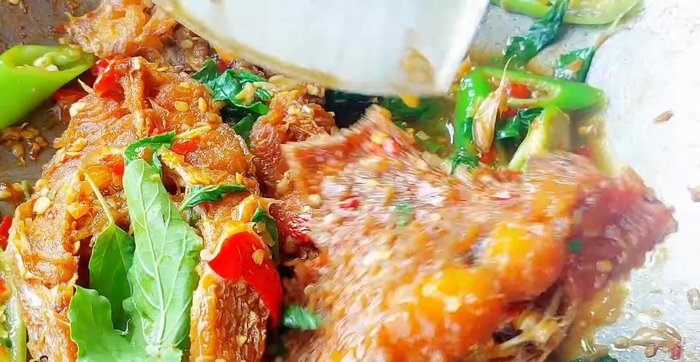 Stir-fry until everything is well combined and heated through.