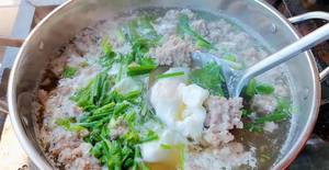 Fluffy Minced Pork & Poached Egg Clear Soup Recipe