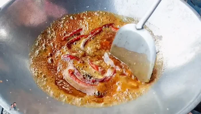 Turn on the heat and simmer on low heat.