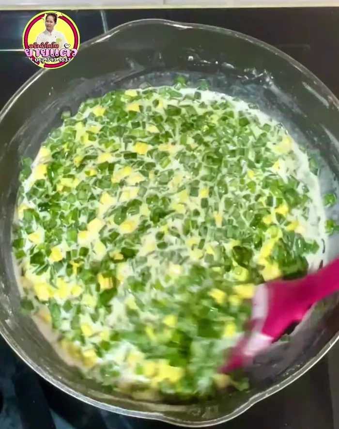 Cook the dough: Cook over medium heat until thickened. Stir constantly to prevent clumping. Turn off heat and let cool slightly.