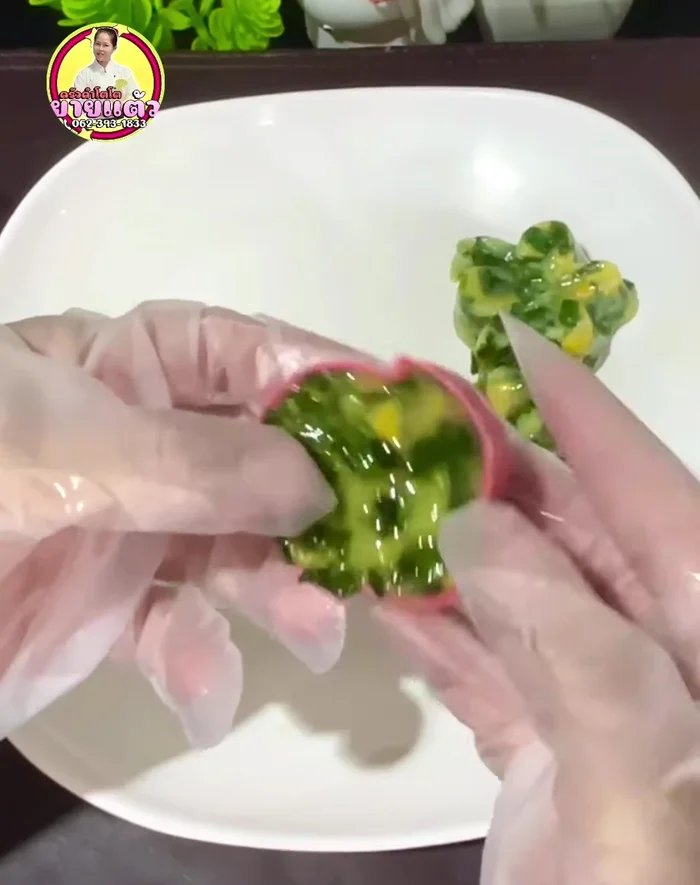 Remove from mold and serve with dipping sauce.
