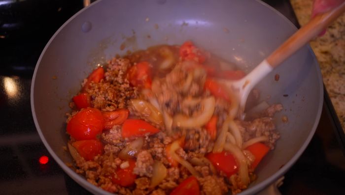 Simmer until the sauce thickens.