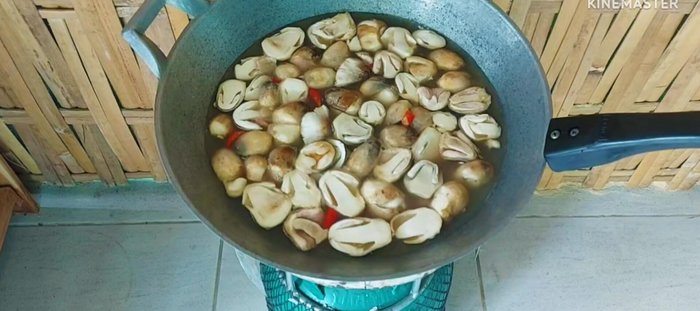 Simmer until straw mushrooms are cooked. Taste and adjust seasoning.