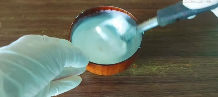 Mix 1 egg with the remaining coconut milk until smooth. Gradually add this mixture to the curry, stirring quickly.