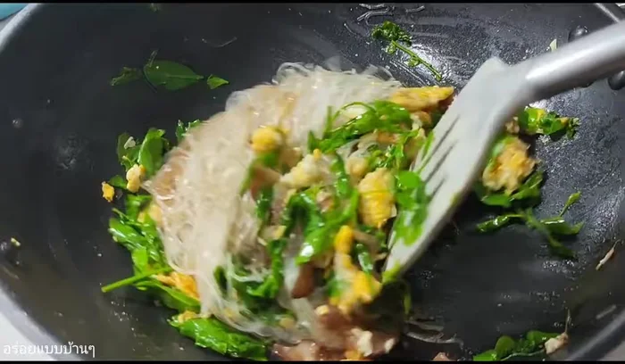 Stir-fry until all ingredients are well combined and heated through.