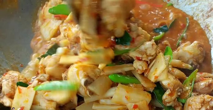 Serve hot over rice or as a side dish.