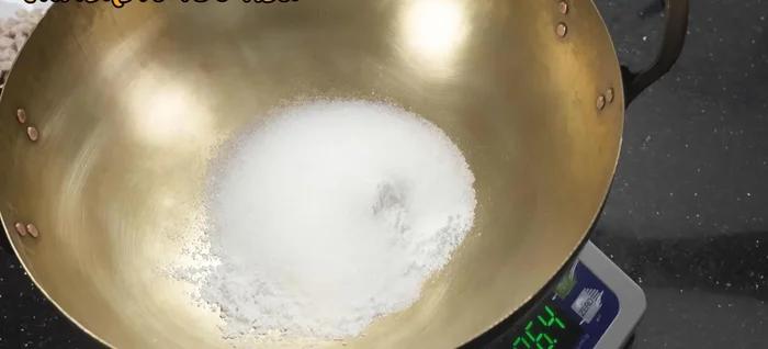 Prepare the dumpling dough: In a bowl, combine rice flour, sand-water mixture, and mashed taro. Add water and mix until well combined.