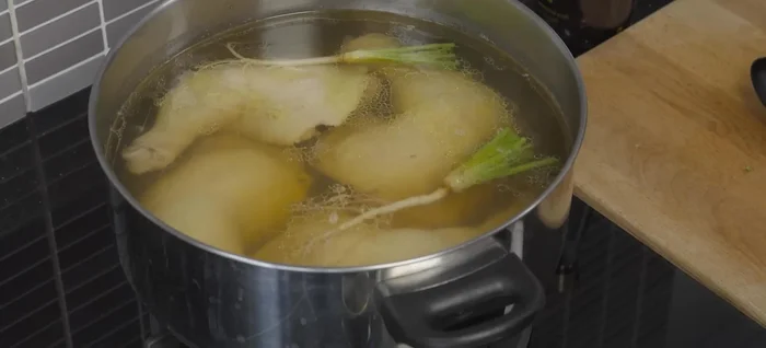 Simmer for 45-50 minutes, or until the chicken is cooked through (see tips for checking doneness).