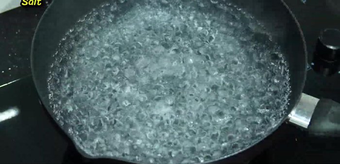 Boil the vegetables: Add salt to boiling water. Add the vegetables and cook until tender-crisp. (69.64)