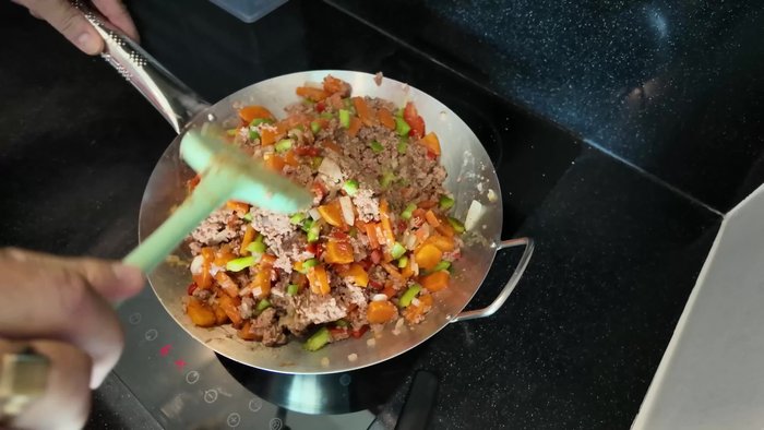 Cook spaghetti separately.