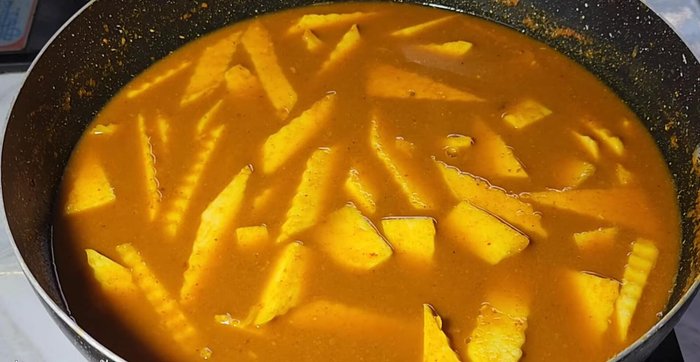 Add shrimp and cook until done.