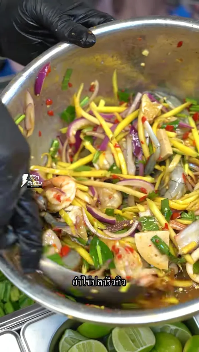 Prepare all fresh ingredients. Choose the freshest seafood available.