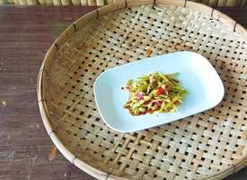 Green Mango Salad with Fermented Fish & Crispy Fish Recipe