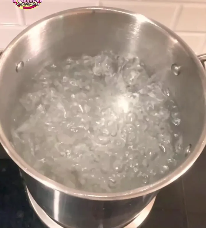 Bring water to a boil in a pot. The water should cover the meat.