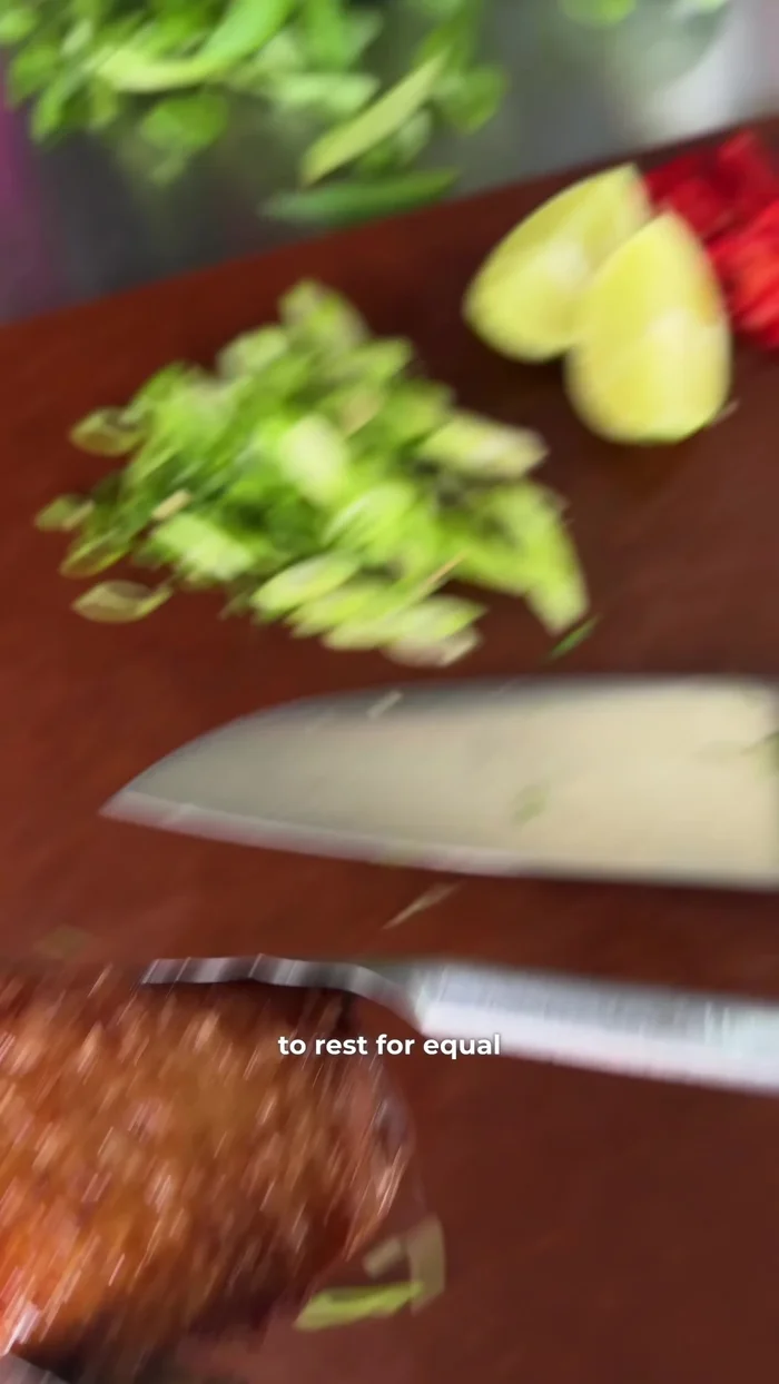 Rest the duck breasts for a time equal to their cooking time.
