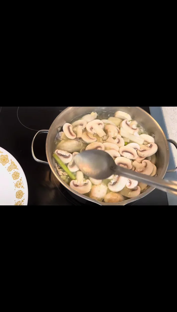 Cook the vegetables until softened.