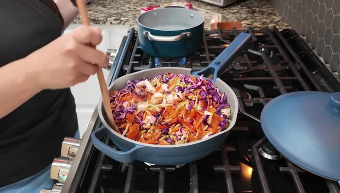 Stir and cook until vegetables are tender-crisp.