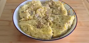 Fluffy Steamed Egg with Glass Noodles & Minced Pork