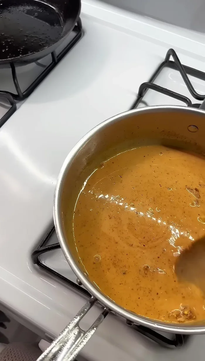 Add half a can of coconut milk and reduce.