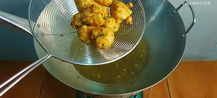 Remove from pan and drain excess oil.