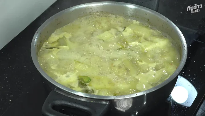 Simmer until the pumpkin is tender.