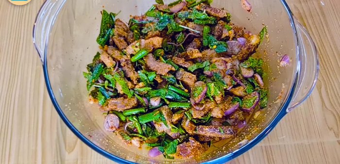 Taste and adjust seasoning as needed. Add the remaining fish sauce and chili if desired. Stir to mix and taste again.